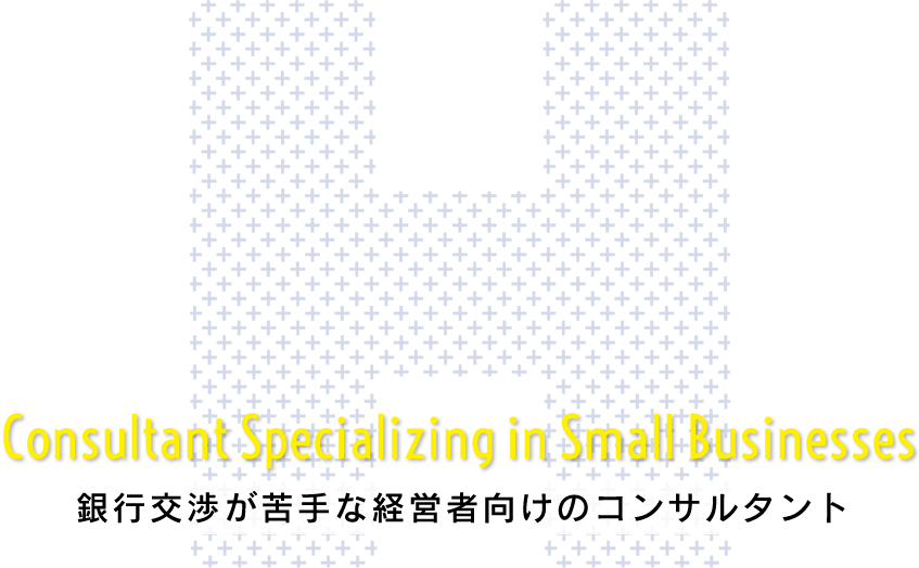 銀行交渉が嫌いな経営者の為のコンサルタント　Consultant Specializing in Small Businesses